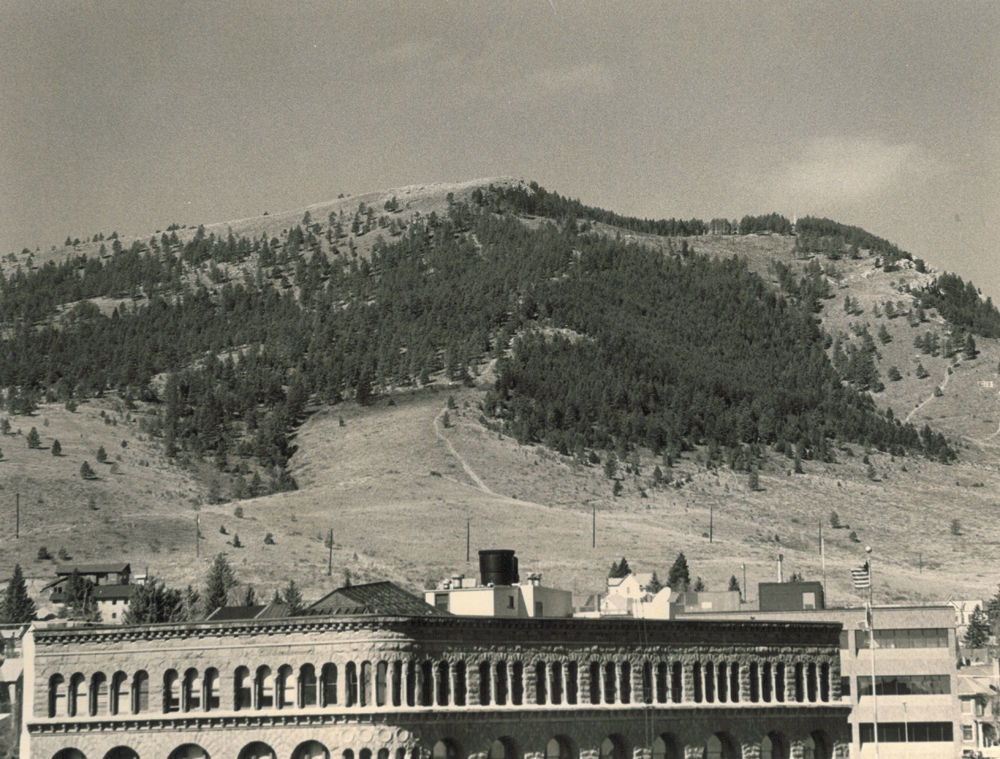 Mount Helena over downtown